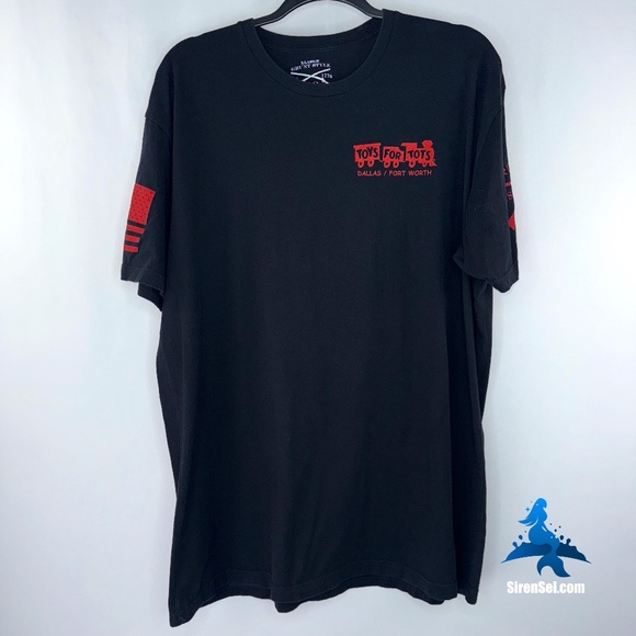 1121 Exclusive Grunt Style USMC Toys for Tots T-shirt - Size XL - Black - Picture 2 of 8